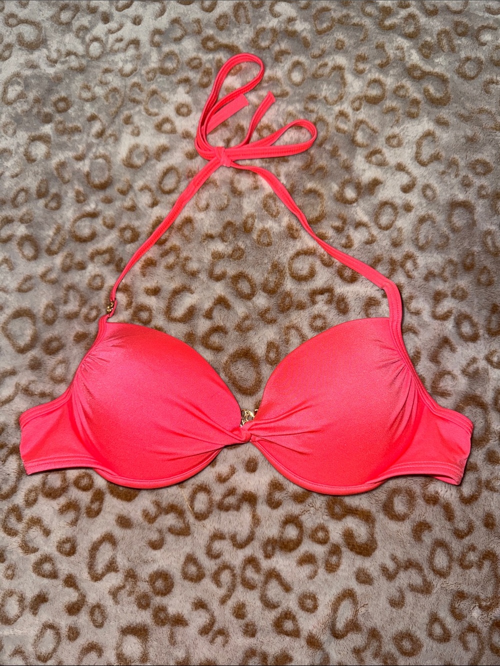 Victoria’s Secret Push Up Halter Bikini Top